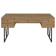 Analiese 63-inch 4-drawer Writing Desk Mango - 801851