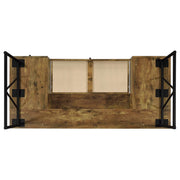 Analiese 63-inch 4-drawer Writing Desk Rustic Nutmeg - 800999
