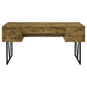 Analiese 63-inch 4-drawer Writing Desk Rustic Nutmeg - 800999