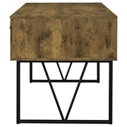 Analiese 63-inch 4-drawer Writing Desk Rustic Nutmeg - 800999