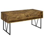 Analiese 63-inch 4-drawer Writing Desk Rustic Nutmeg - 800999
