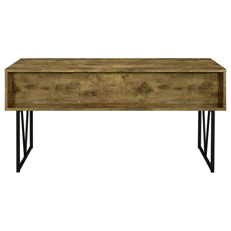 Analiese 63-inch 4-drawer Writing Desk Rustic Nutmeg - 800999