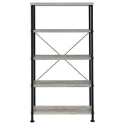 Analiese 63-inch 4-shelf Bookshelf Grey Driftwood - 801546