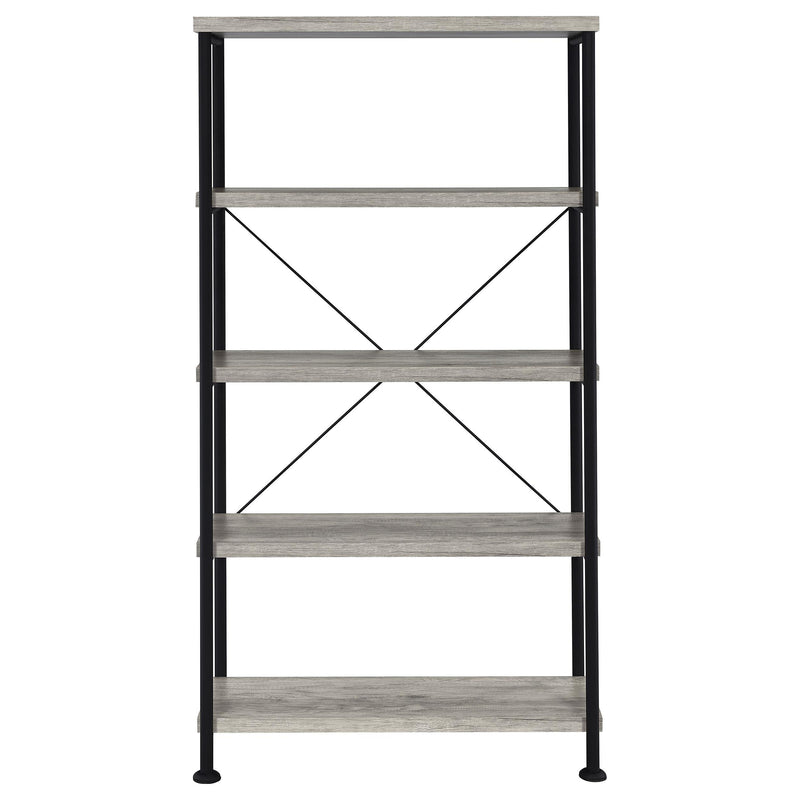 Analiese 63-inch 4-shelf Bookshelf Grey Driftwood - 801546