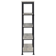 Analiese 63-inch 4-shelf Bookshelf Grey Driftwood - 801546