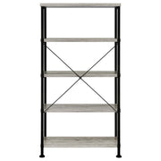 Analiese 63-inch 4-shelf Bookshelf Grey Driftwood - 801546