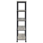 Analiese 63-inch 4-shelf Bookshelf Grey Driftwood - 801546
