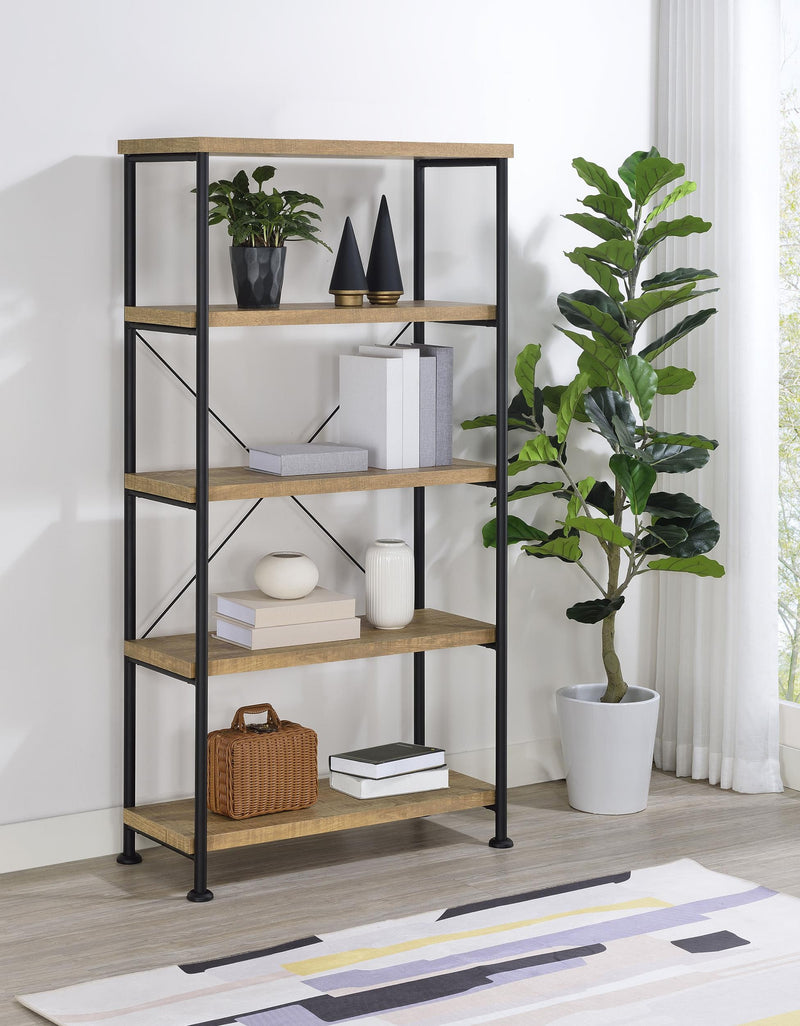 Analiese 63-inch 4-shelf Bookshelf Mango - 802003