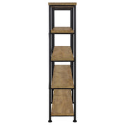 Analiese 63-inch 4-shelf Double Bookshelf Mango - 801853