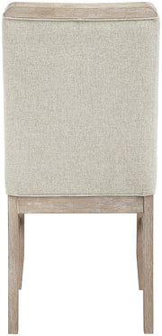 Ananda Fabric Upholstered Dining Chair in Beige, Set of 2 - 88039Beige-C