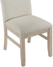 Ananda Fabric Upholstered Dining Chair in Beige, Set of 2 - 88039Beige-C