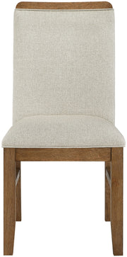 Ananda Fabric Upholstered Dining Chair in Beige, Set of 2 - 88040Beige-C
