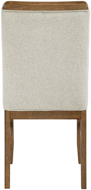 Ananda Fabric Upholstered Dining Chair in Beige, Set of 2 - 88040Beige-C