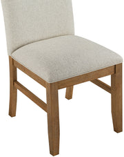 Ananda Fabric Upholstered Dining Chair in Beige, Set of 2 - 88040Beige-C