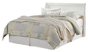 Anarasia Queen Sleigh Headboard and Dresser in White - PKG002559
