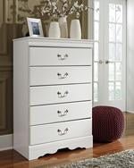 Anarasia White Chest of Drawers - Gate FurnitureChest