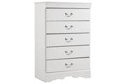 Anarasia White Chest of Drawers - Gate FurnitureChest