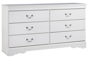 Anarasia White Dresser - Gate FurnitureDresser