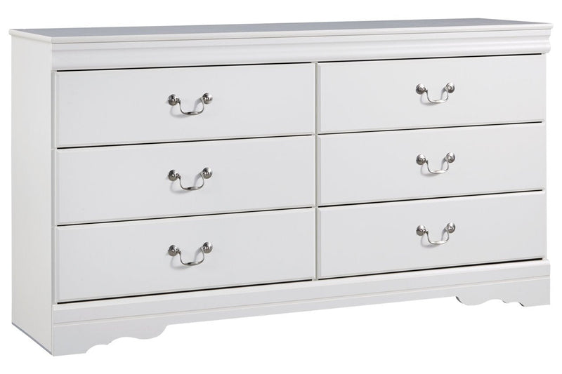 Anarasia White Dresser - Gate FurnitureDresser