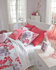 Anarasia White Full Sleigh Bed - Gate FurnitureFull Bed