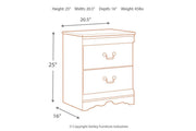 Anarasia White Nightstand - Gate FurnitureNightstand