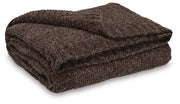 Anawood Brown Throw - A1001098T
