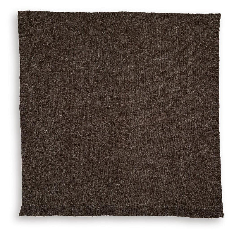 Anawood Brown Throw (Set of 3) - A1001098