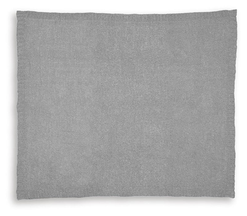Anawood Gray Throw - A1001097T