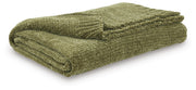 Anawood Olive Green Throw - A1001178T