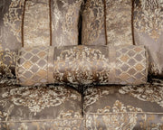 Andalusia Light Brown/Dark Cherry Sofa - SM6450-SF