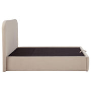 Anders Upholstered Full Storage Lift Platform Bed Beige - 306037BEIF
