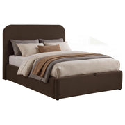 Anders Upholstered Full Storage Lift Platform Bed Chocolate - 306037CHF