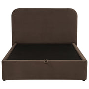 Anders Upholstered Full Storage Lift Platform Bed Chocolate - 306037CHF