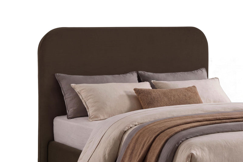 Anders Upholstered Full Storage Lift Platform Bed Chocolate - 306037CHF