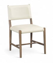 Andie Vegan Leather Upholstered Dining Chair in Cream, Set of 2 - 88075Cream-C