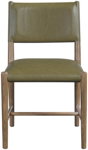 Andie Vegan Leather Upholstered Dining Chair in Olive, Set of 2 - 88075Olive-C