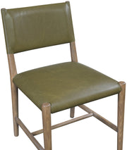 Andie Vegan Leather Upholstered Dining Chair in Olive, Set of 2 - 88075Olive-C