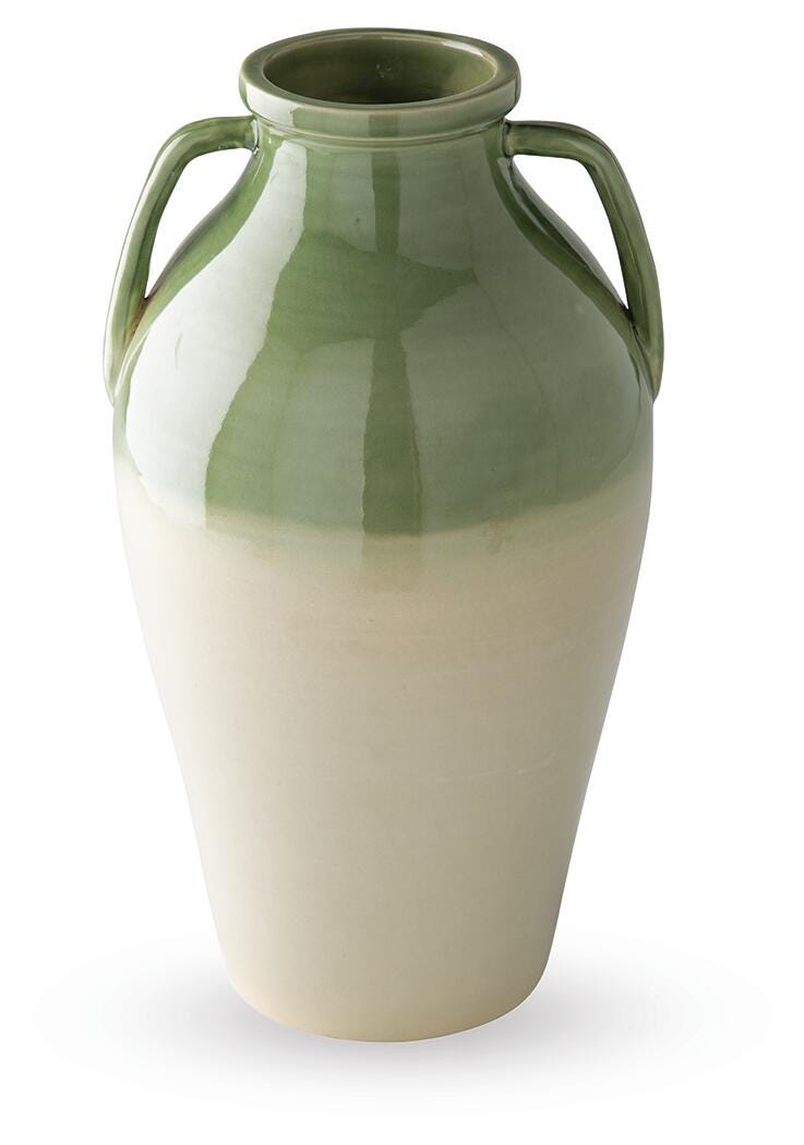 Andorbury Green/Beige Vase - A2000914