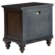 Andover 1-drawer Nightstand Bedside Table Dark Oak - 223632