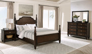 Andover 4-piece Eastern King Bedroom Set Dark Oak - 223631KE-S4