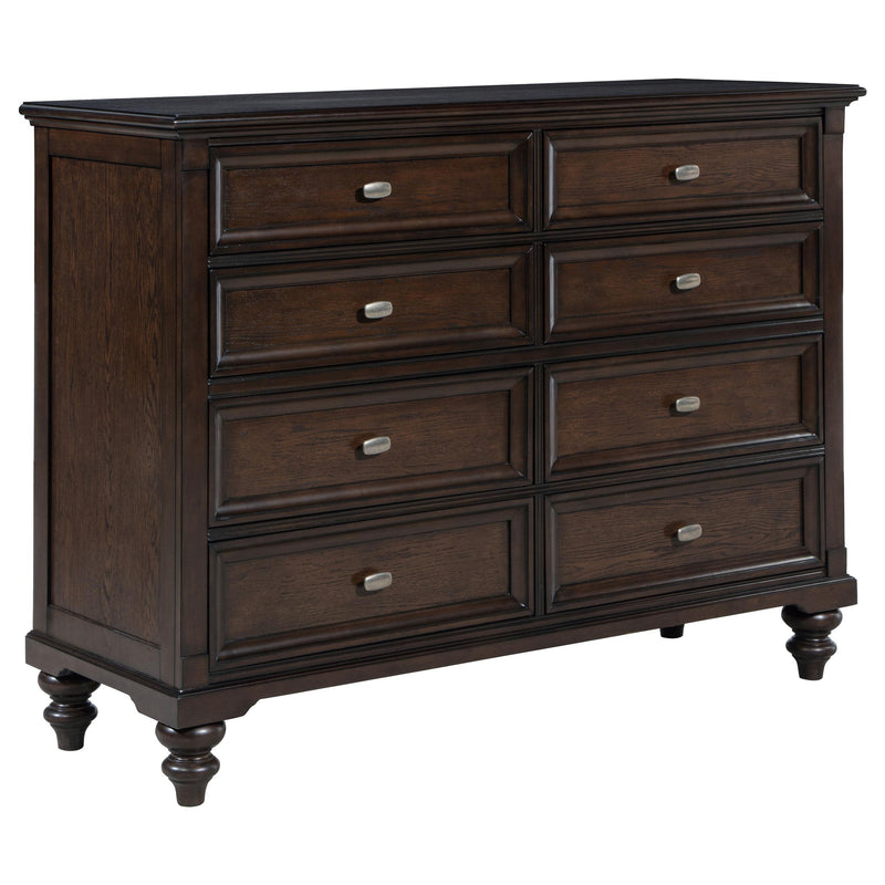 Andover 4-piece Eastern King Bedroom Set Dark Oak - 223631KE-S4