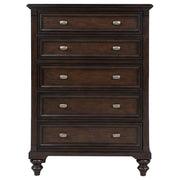 Andover 5-drawer Chest of Drawers Dark Oak - 223635