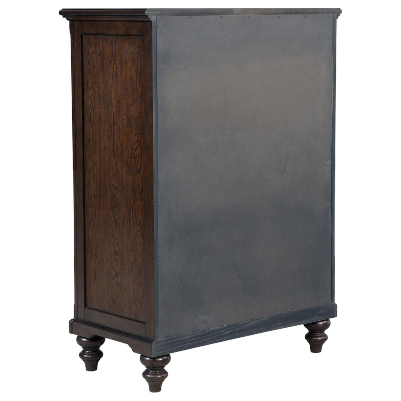 Andover 5-drawer Chest of Drawers Dark Oak - 223635