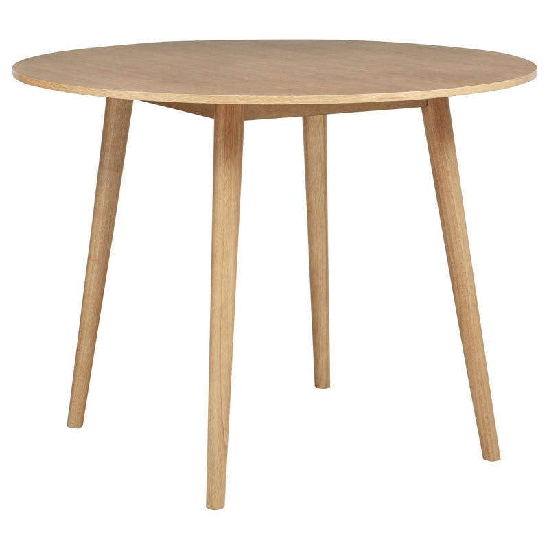 Andrews 5-piece Round Counter Dining Set Light Ash and Black - 122508-S5B