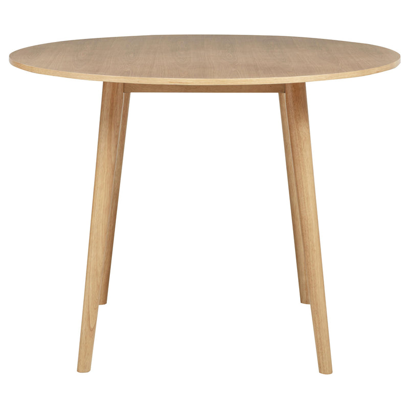 Andrews 5-piece Round Counter Dining Set Light Ash and Black - 122508-S5B