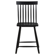Andrews 5-piece Round Counter Dining Set Light Ash and Black - 122508-S5B