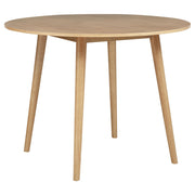Andrews 5-piece Round Counter Dining Set Light Ash and White - 122508-S5W