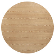 Andrews 5-piece Round Dining Table Set Light Ash and White - 122500-S5W