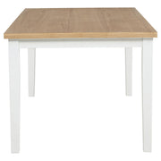 Andrews 66-inch Rectangular Dining Table Light Ash and White - 122501