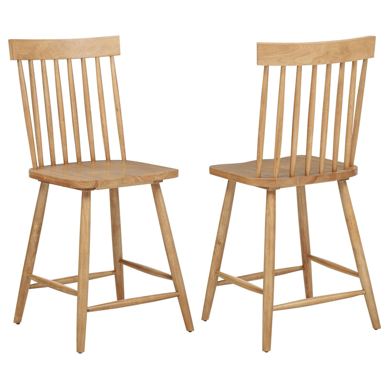 Andrews Windsor Counter Height Dining Side Chair Light Ash (Set of 2) - 122509